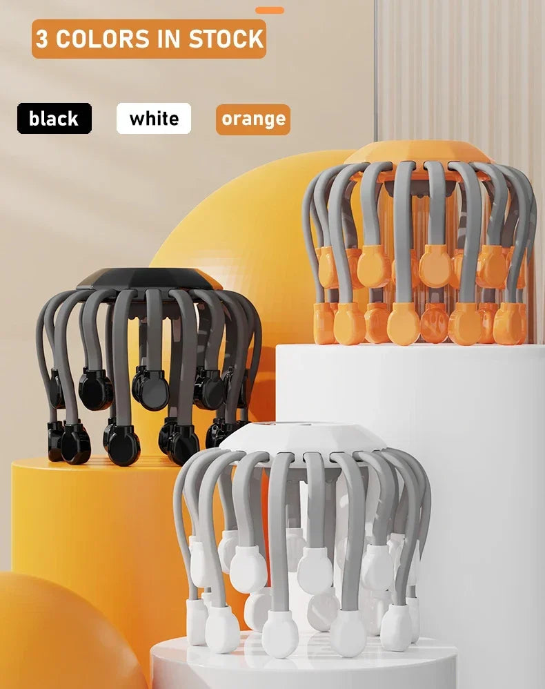 Octopus Head Massager – Wireless Vibrating Scalp Scratcher