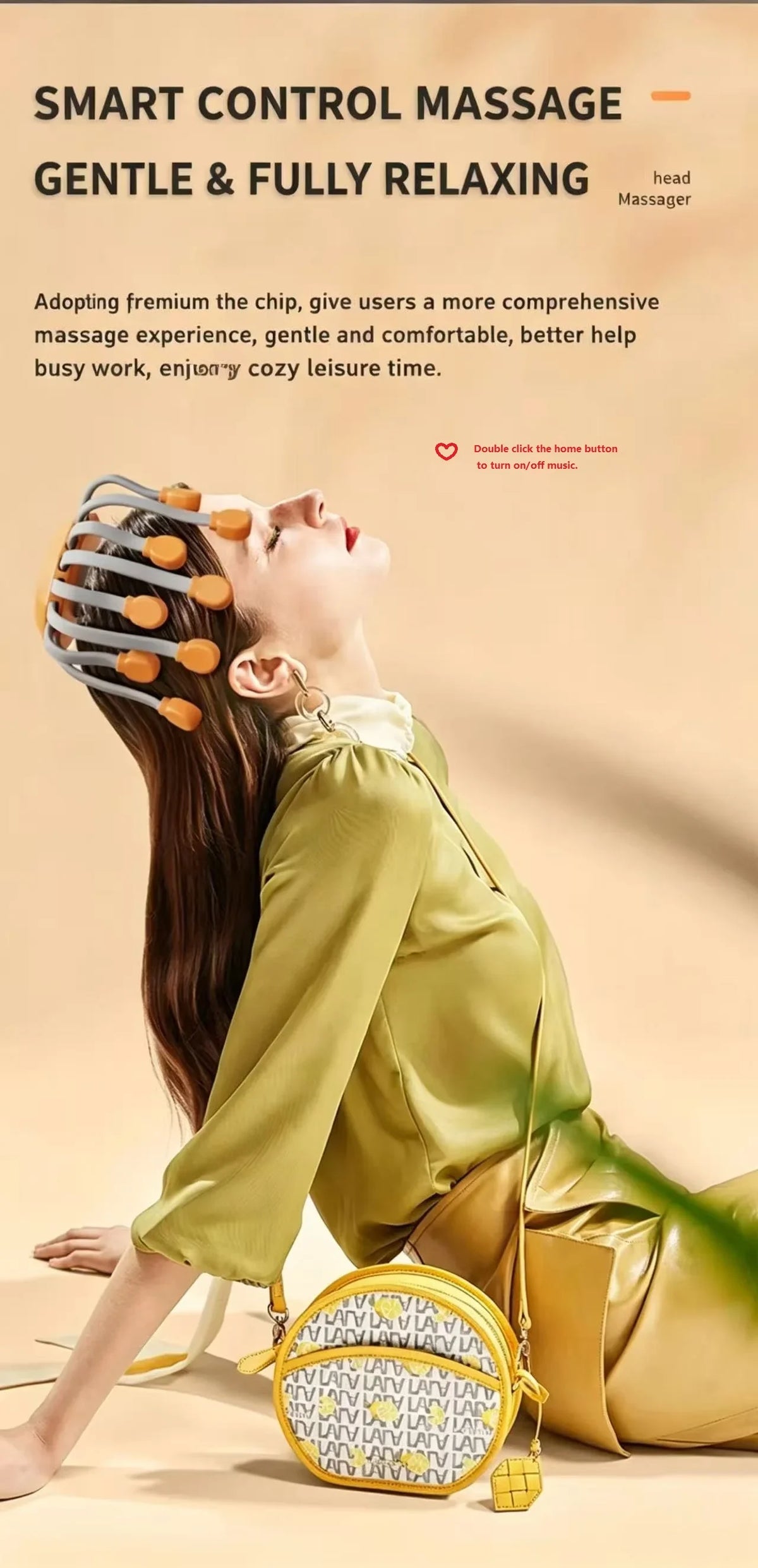 Octopus Head Massager – Wireless Vibrating Scalp Scratcher