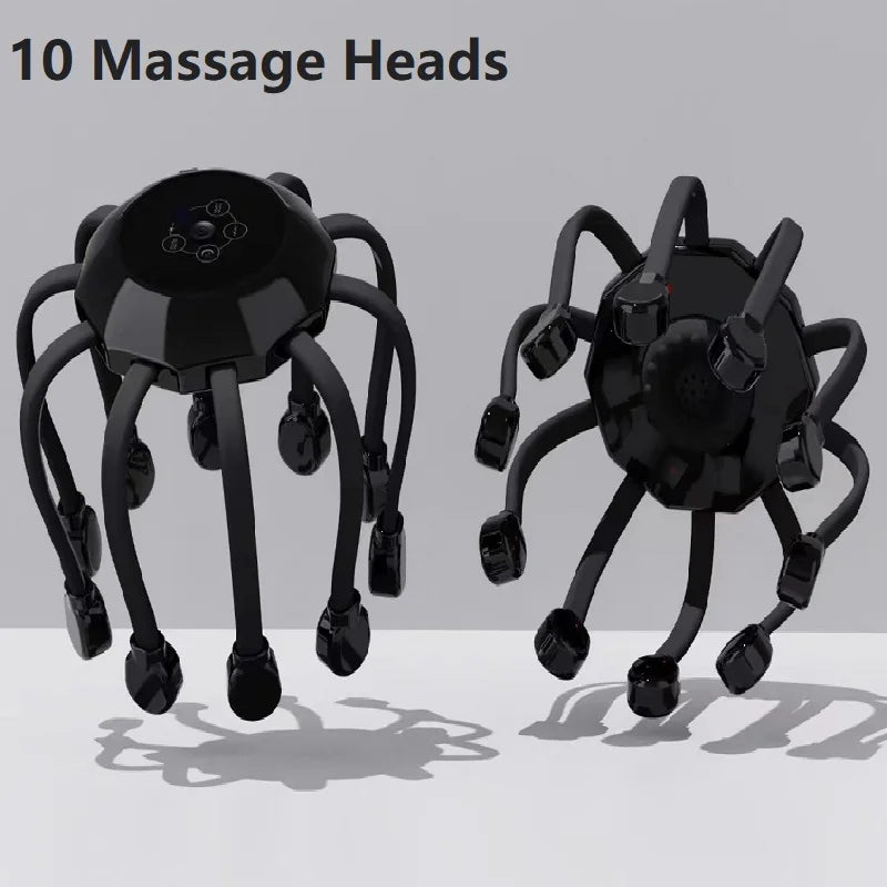 Octopus Head Massager – Wireless Vibrating Scalp Scratcher